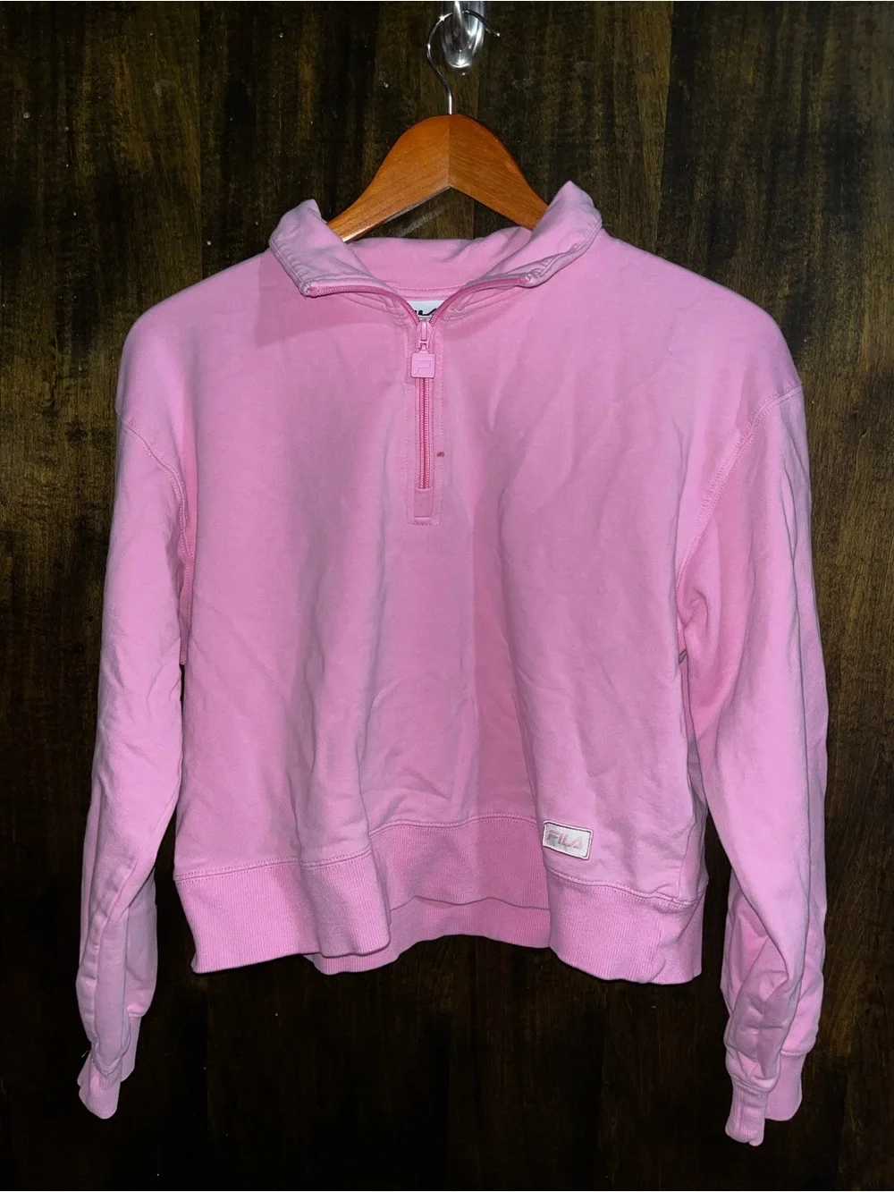 FILA 3-Piece Matching Workout Set - Pink & White Sporty Tracksuit